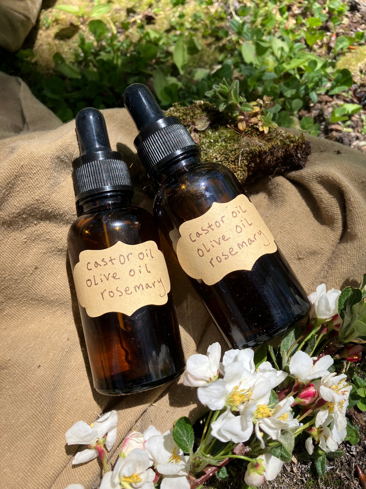 rosemary massage oil • raw