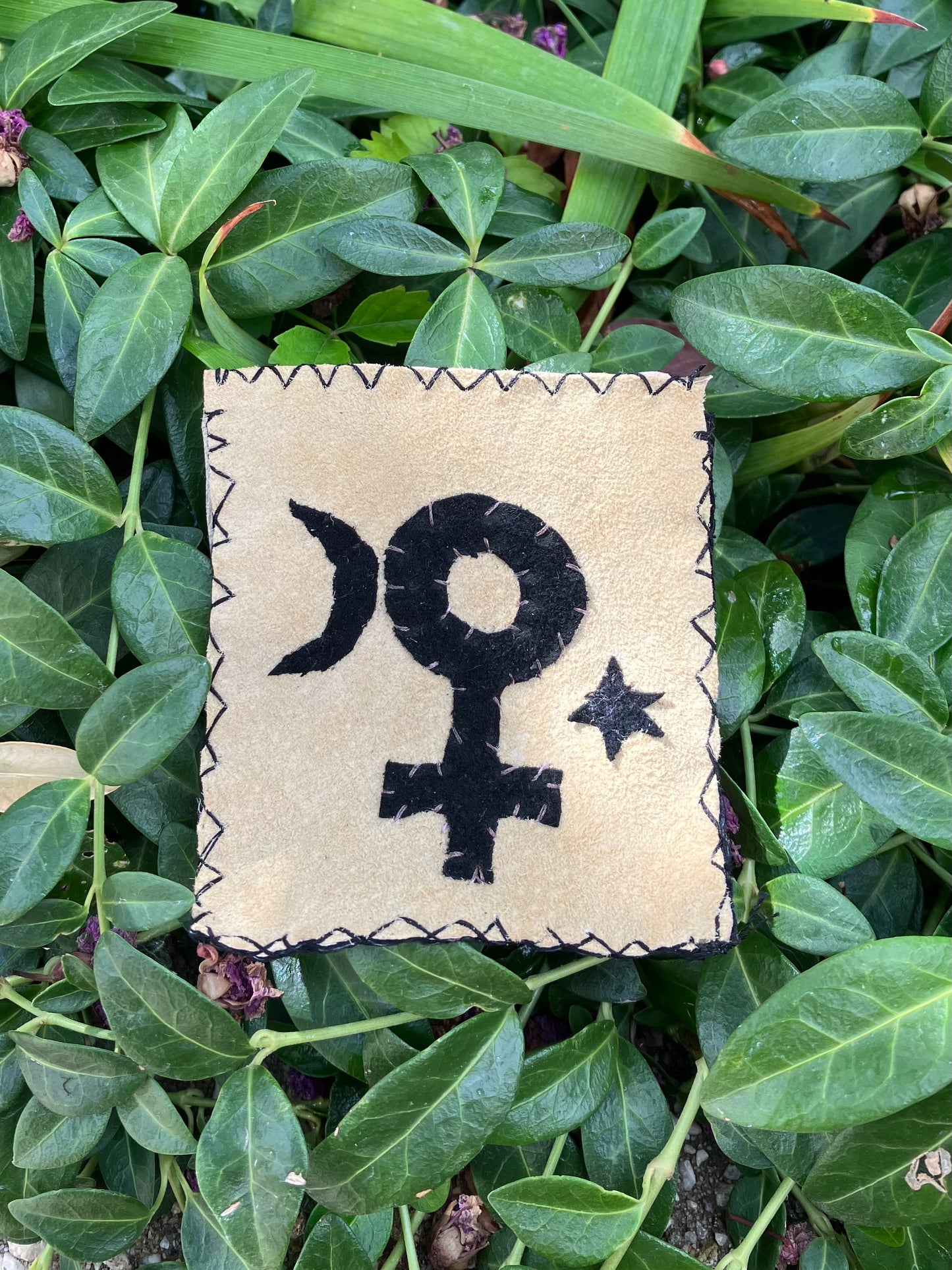 ♀venus & mars ♂ leather medicine bag