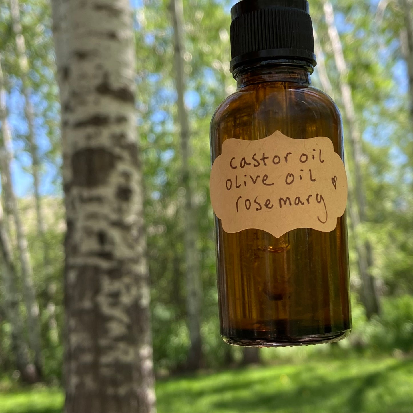 rosemary massage oil • raw