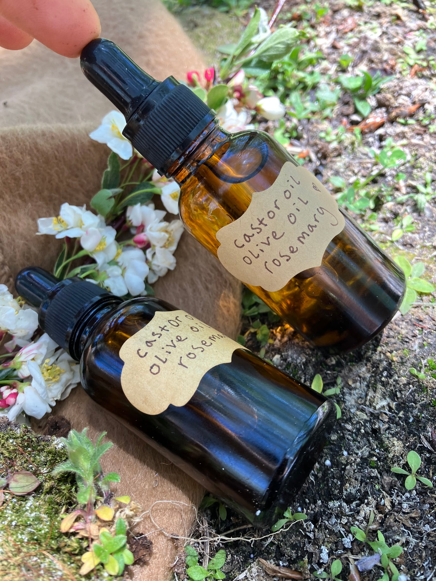 rosemary massage oil • raw