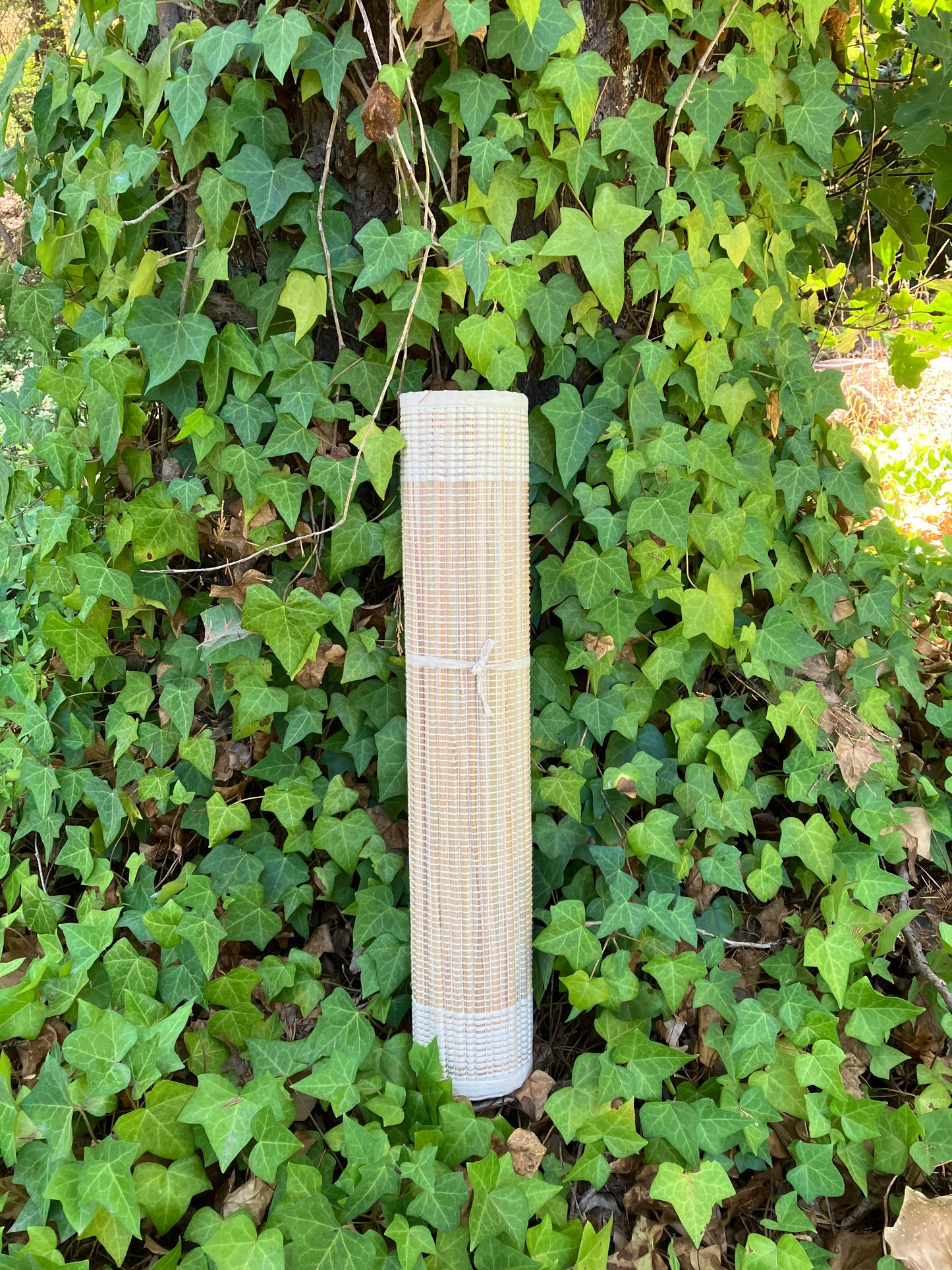 organic straw & cotton mat