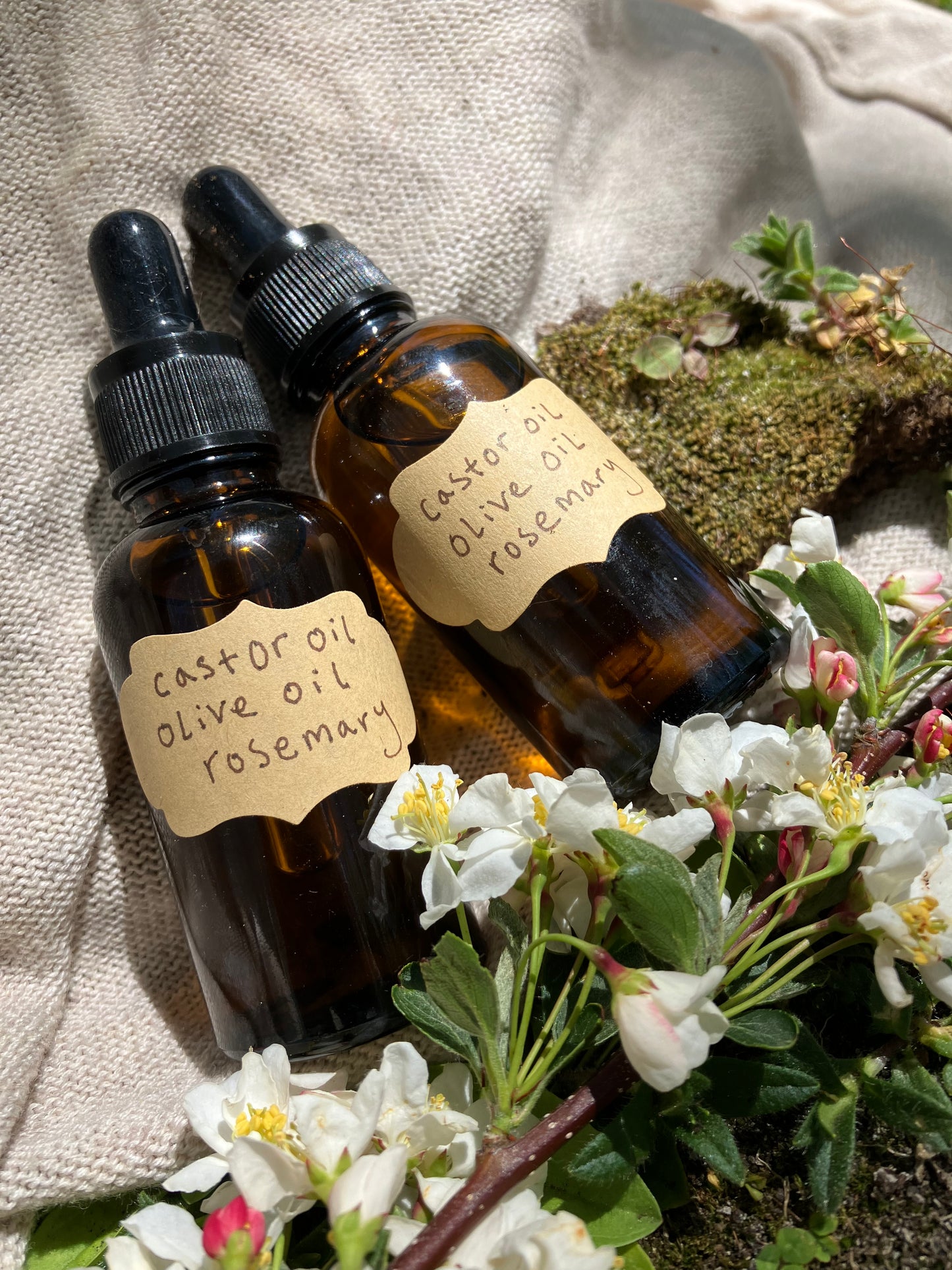 rosemary massage oil • raw